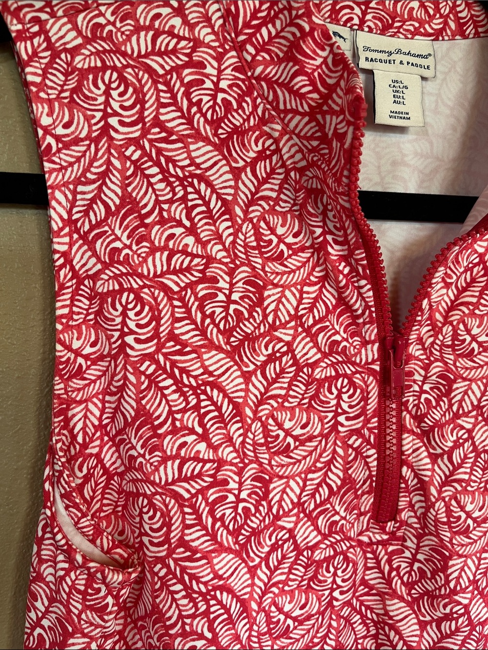 Tommy Bahama Pink & White Racquet & Paddle Dress - Picture 3 of 8